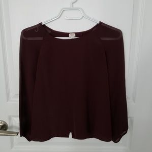 Aritzia silk blouse (new)